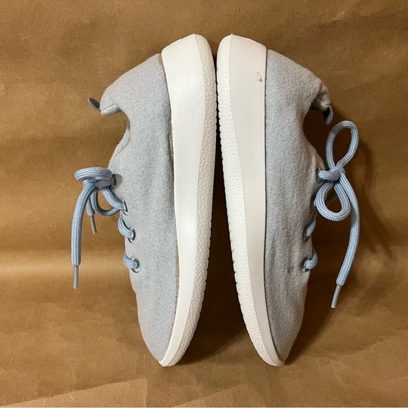 Allbirds | Women's Wool Runners Sneakers Limited Edition Frost Pale Blue Size 9 - Picture 8 of 12
